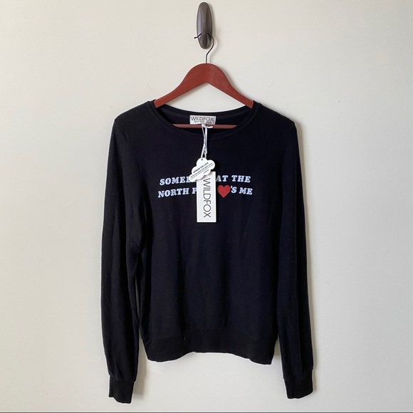 Wildfox Somebody at The North Pole Loves Me Top S - Picture 4 of 11